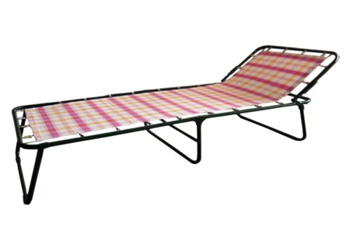 Кровать раскладная для дачи Nadin, жесткая, ширина 73,3 см (текстилайн)